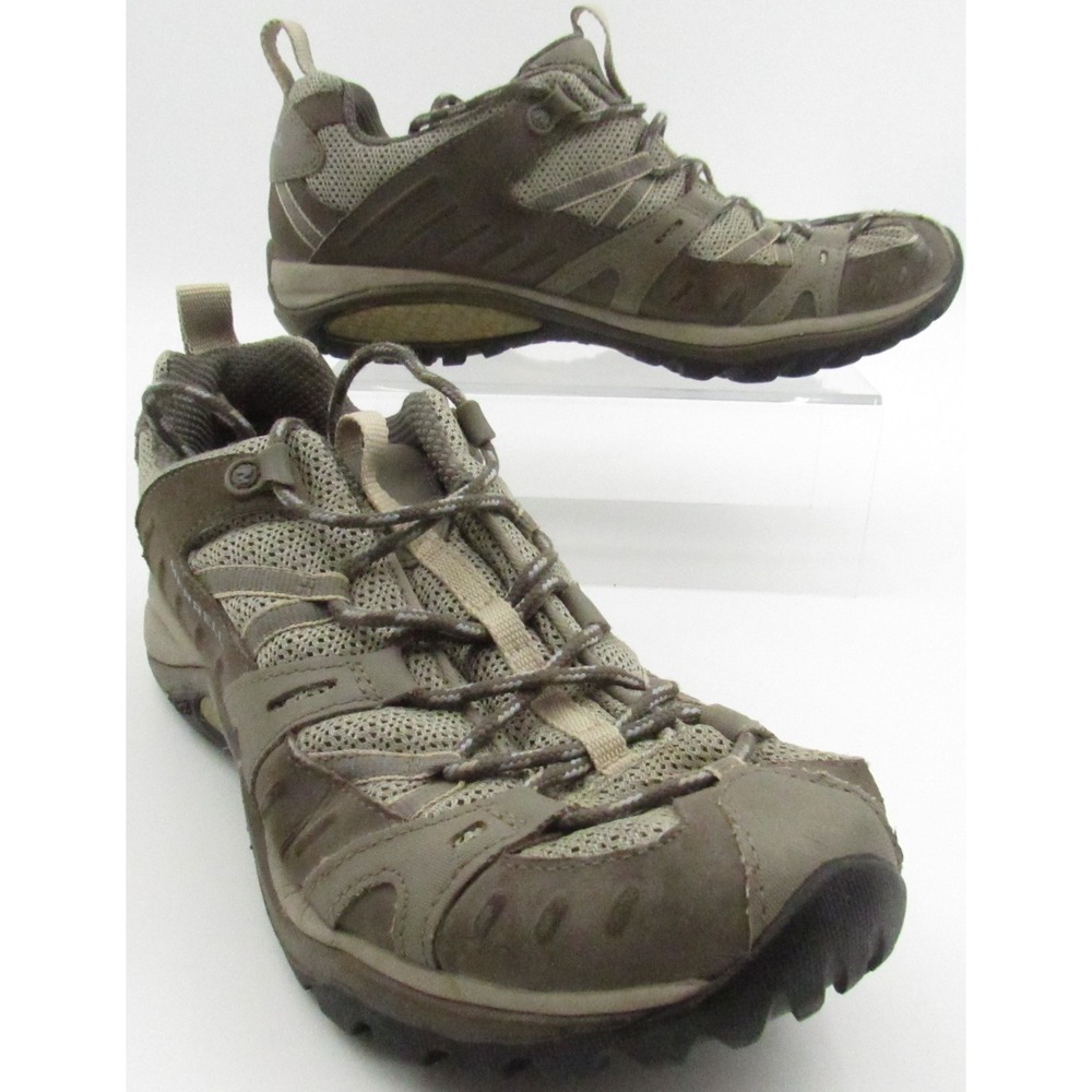 Merrell Women's Olive Hiking Trail Shoes Boots US 8.5 J58284 Vibram